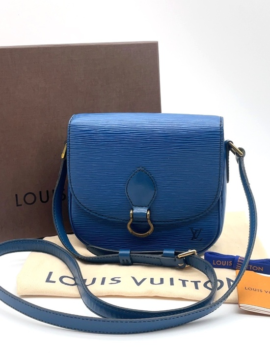 Louis Vuitton Handbags - Louis Vuitton Epi Blue Saint Cloud Crossbody